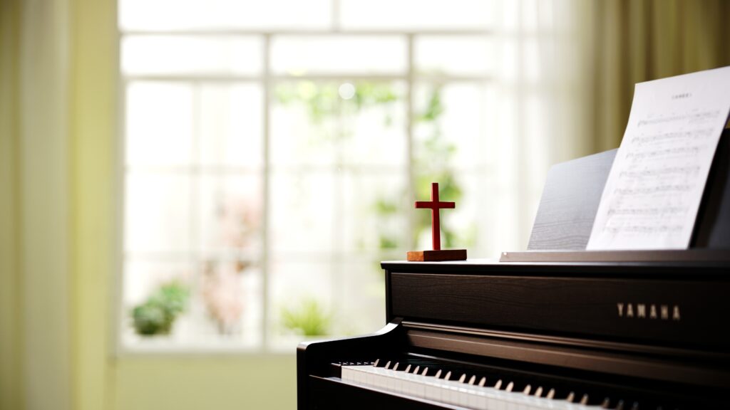 HymnfulHearts.com Conservative Christian Sheet Music with Kristine Parker - Piano 2